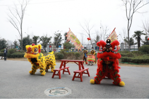 開工大吉 | 舞獅歡慶開門紅，中原工業(yè)設計城虎年再出發(fā)!