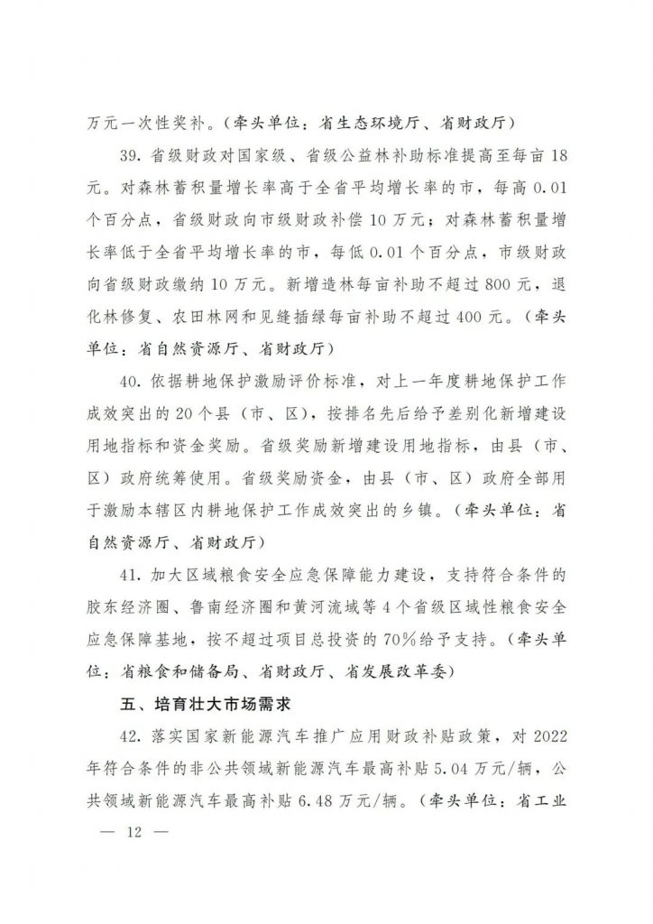 政策宣貫｜山東省人民政府關于印發(fā)2022年 “穩(wěn)中求進”高質量發(fā)展政策清單 (第二批)的通知